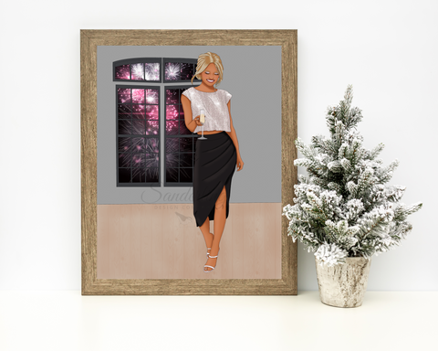 A Lot Can Happen in a Year- Fashion Illustration