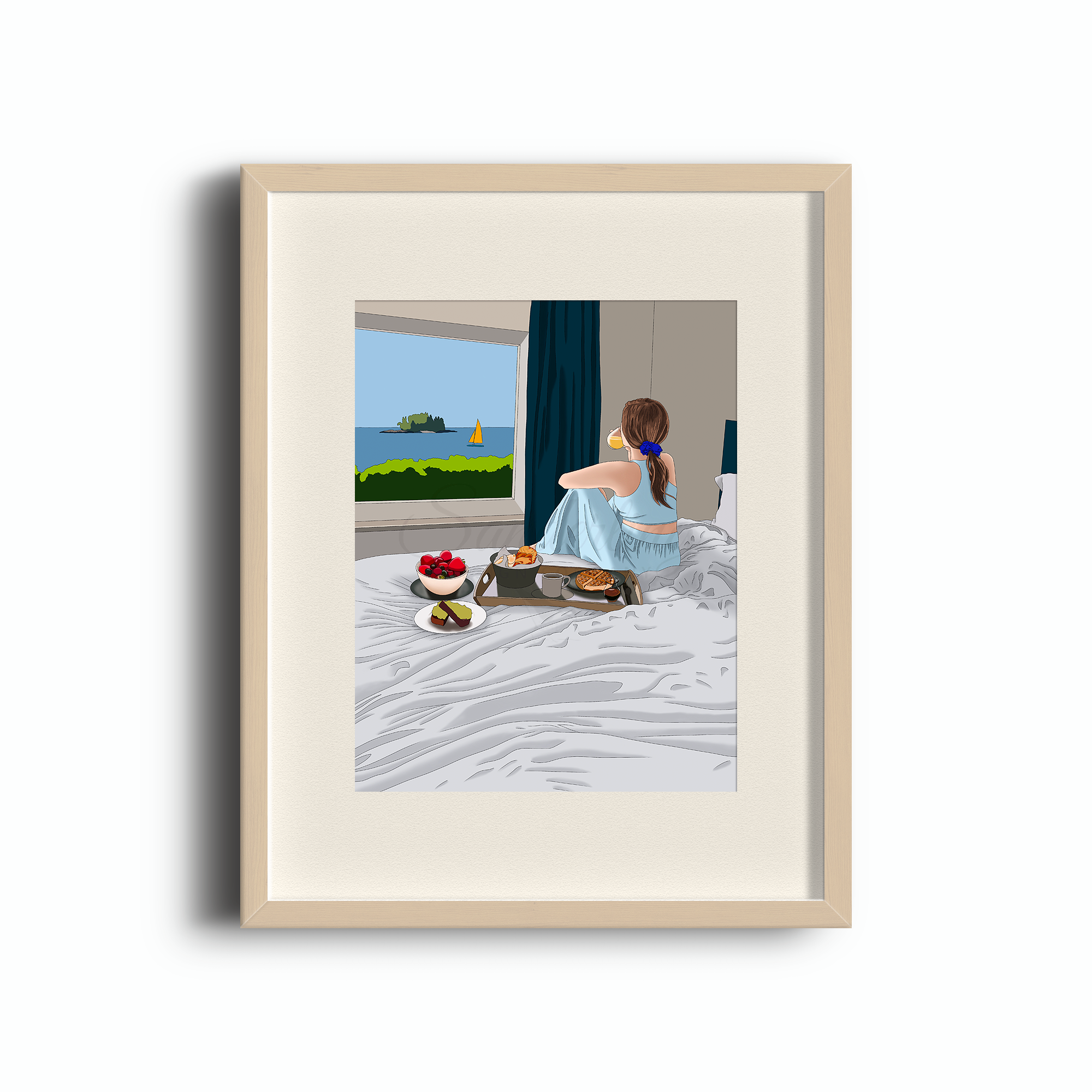 Summer Mornings- Fashion Illustration