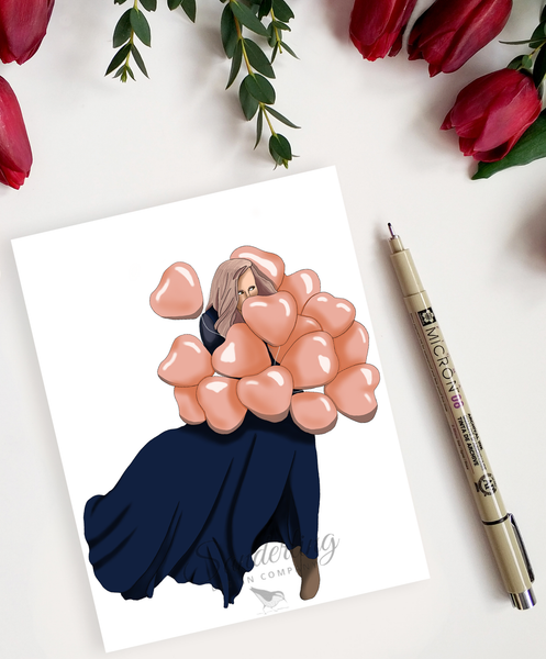 Love is in the Air- Fashion Illustration