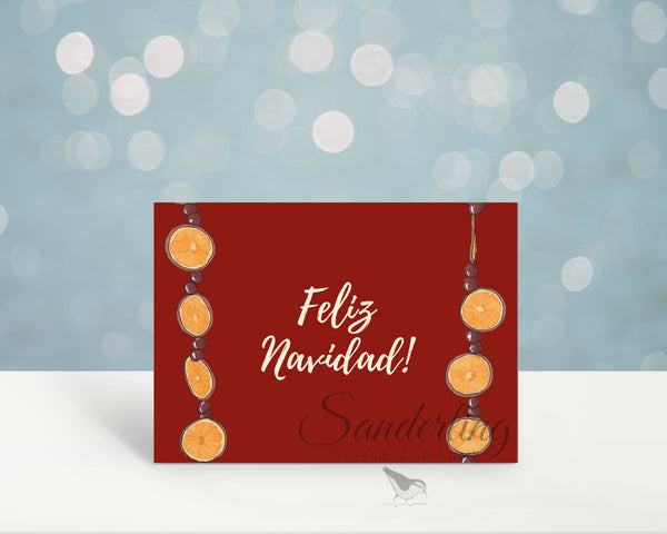 Oranges & Cranberries- Christmas Cards