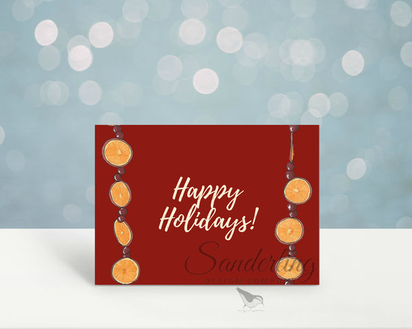 Oranges & Cranberries- Christmas Cards