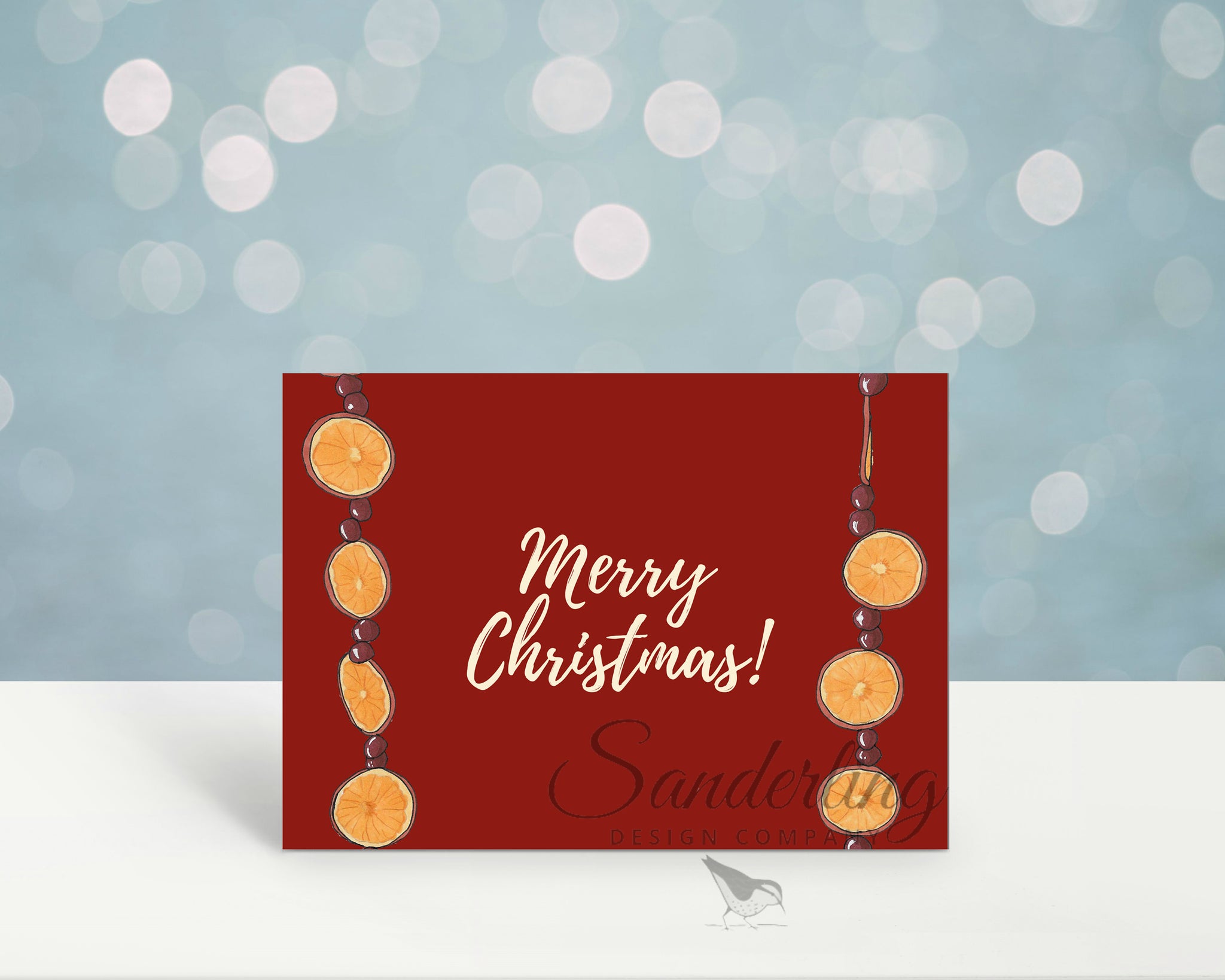 Oranges & Cranberries- Christmas Cards