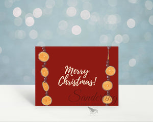 Oranges & Cranberries- Christmas Cards