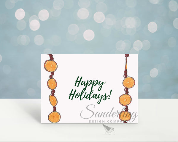 Oranges & Cranberries- Christmas Cards