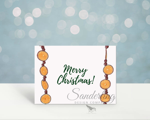 Oranges & Cranberries- Christmas Cards